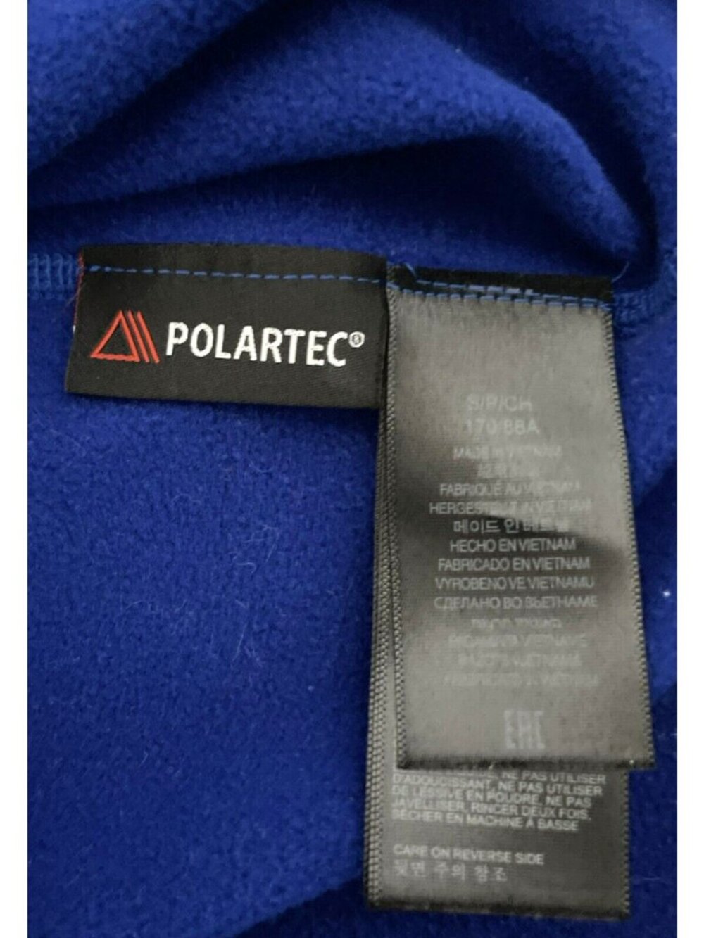 Marmont Polartec Bright Blue Half Zip Fleece High Neck Sweater Womens Size S\P - Picture 7 of 8